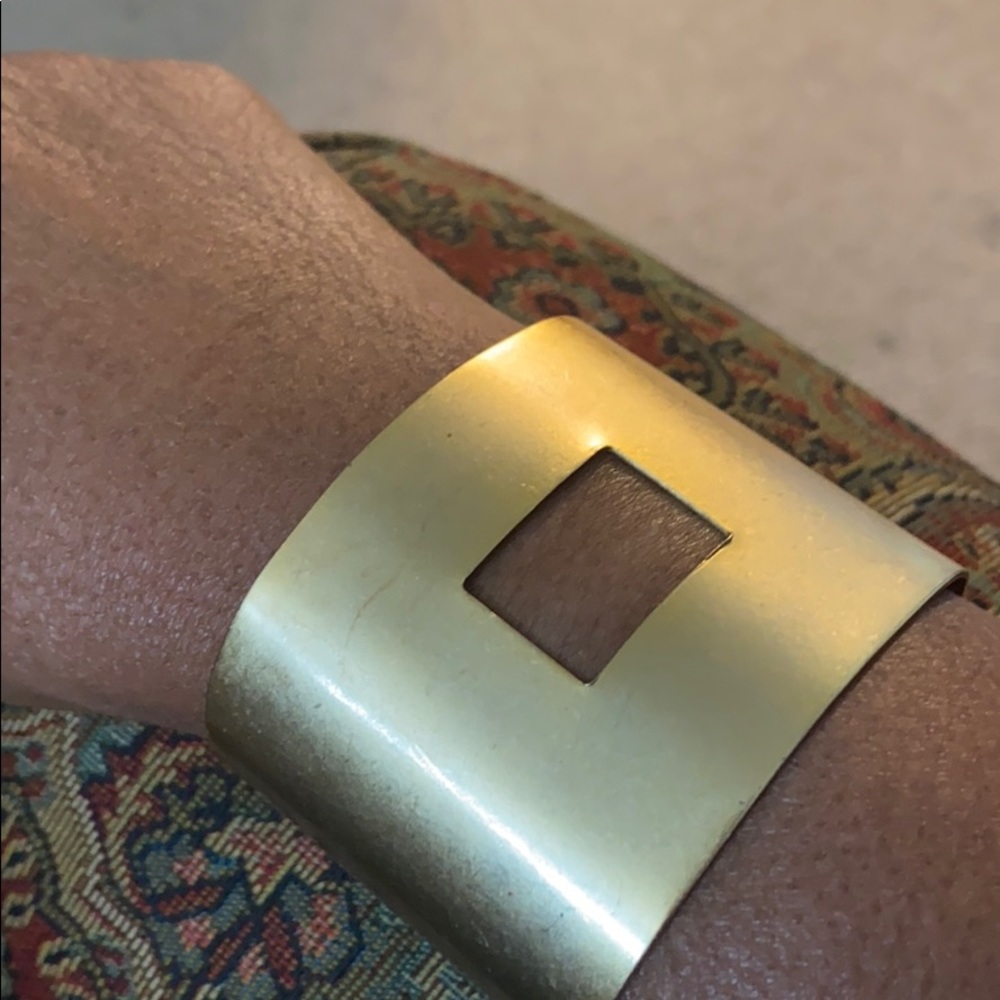 Gold Cut-Out Cuff